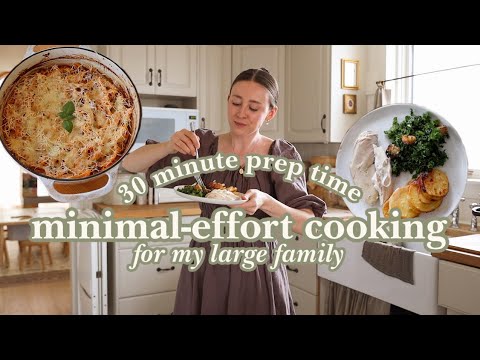 Go-To Quick & Easy Dinners + tips for stress-free cooking!