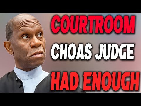Judge LOSES PATIENCE As Courtroom Turns Into Absolute CHAOS 😳⚖️