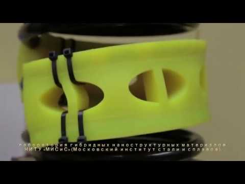 Испытания межвитковых проставок (баферов) Amortect на сжатие в пружине.