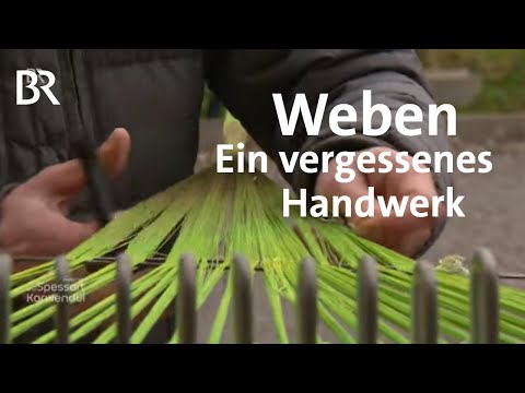 Feinste Stoffe per Hand weben: Ein seltenes Handwerk | Zwischen Spessart und Karwendel | BR