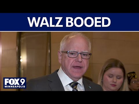 Gov. Tim Walz booed, heckled at MN Capitol [RAW]