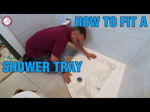 How to fit a shower tray | Tutorial | Video Guide | DIY | Bathroom Hacks