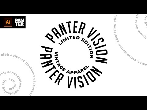 How to Design Badge Logo & Type on Path | Adobe Illustrator Tutorial