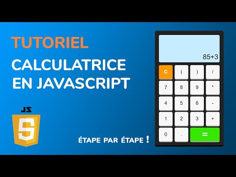 TUTORIEL : CALCULATRICE EN JAVASCRIPT SIMPLE