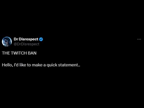 Dr Disrespect Situation Just Got Worse