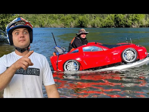 Stranded on Remote River - 3 Days Solo Camping with Mini Jet Boat