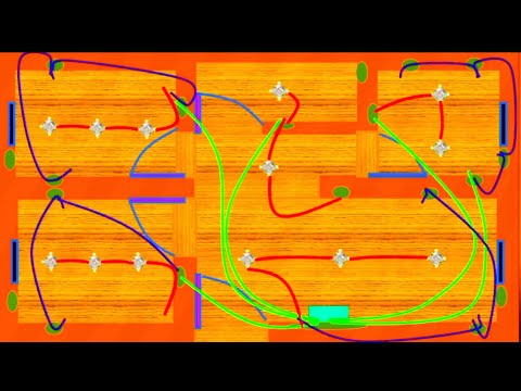 تعلم رمي خراطيم الكهرباء للسقف بالتفاصيل شرح كامل