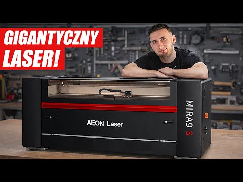 Gigantyczny Laser w moim STUDIU! - AEON LASER MIRA9 S