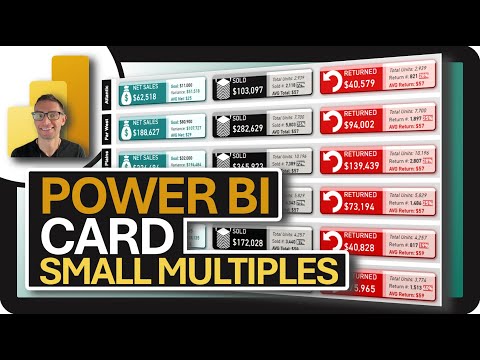 Power BI Card Small Multiples: New Feature!!!