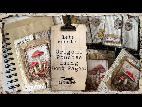 Turning A humble Book Page Into A Stylish Origami Pouch