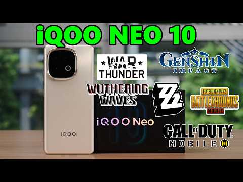 Gaming test - iQOO Neo 10 with Snapdragon 8s Gen 4!