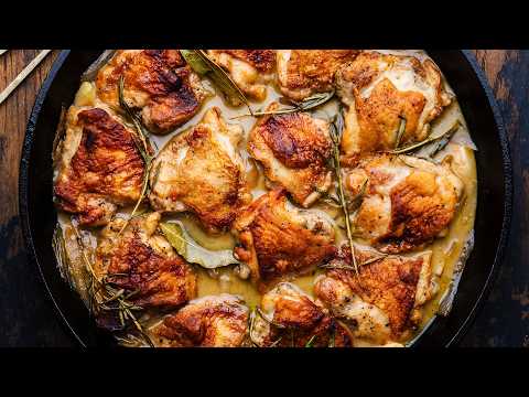 Italian Vinegar Chicken - The Incredibly EASY One Pan Chicken Dish