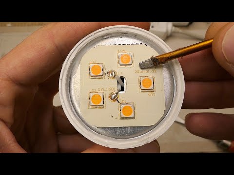 Failed 12W LED analysis and schematic