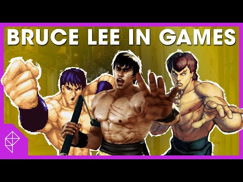 Bruce Lee is fighting games