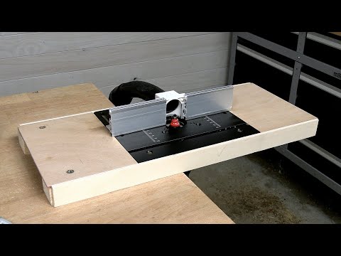 The Easiest Router Table to Make with an Insert Plate