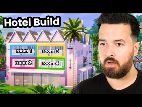 I built a hotel in The Sims 4 For Rent