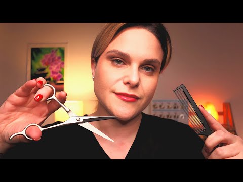 ASMR Haircut & Colour Consultation For Relaxation