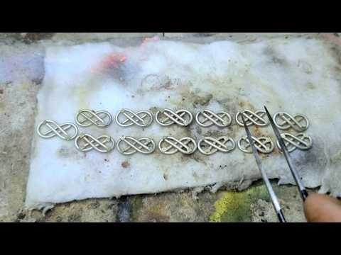 8 Twisted silver bracelet making ! How to make a bracelet ! Handmade jewellery
