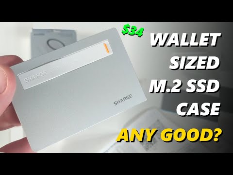 Sharge Disk Plus Review - World's Thinnest M.2 SSD Case?