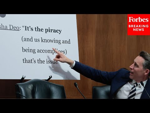 'Is This Knowledge Of Illegal Activity?': Josh Hawley Torches Meta For 'Pirating' Books To Train AI