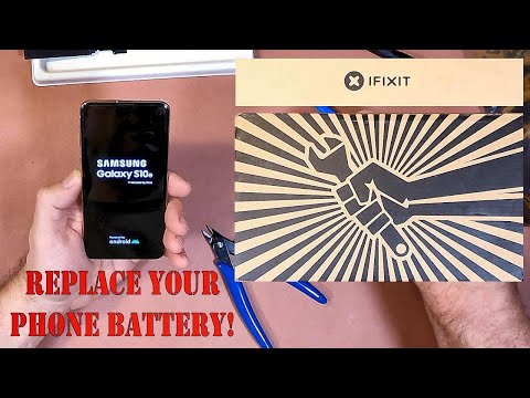 Samsung Galaxy S10e battery replacement using IFIXIT kit