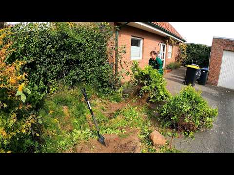 It Hurts, But I DESTROYED the Flower Bed so that the Owner Would Have a PARKING