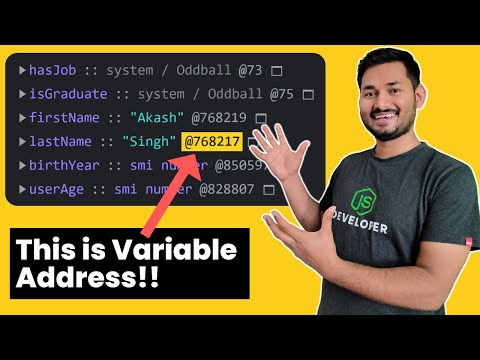 How to See Variable Address in Dev Tools? | Memory Location | The Complete JavaScript Course | Ep.17
