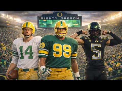 The Evolution of Oregon Ducks Football Uniforms…