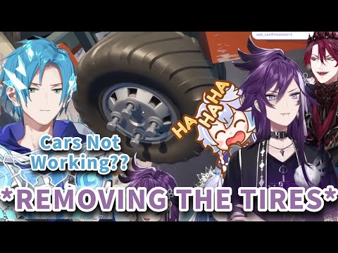 Hakka Secretly Removed The Tires From The RV [HOLOSTARS EN]