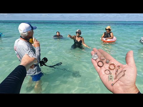 Dad was a hero in this insane beach metal detecting adventure!