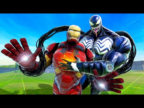 Fighting IRON MAN as Venom - Bonelab VR Mods