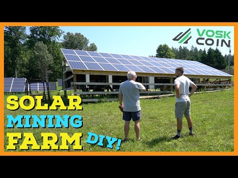 The BIGGEST DIY Bitcoin & Cryptocurrency SOLAR MINING FARM Tour!! ☀
