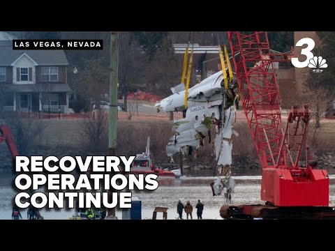 Latest on recovery operations for midair collision on Potomac River
