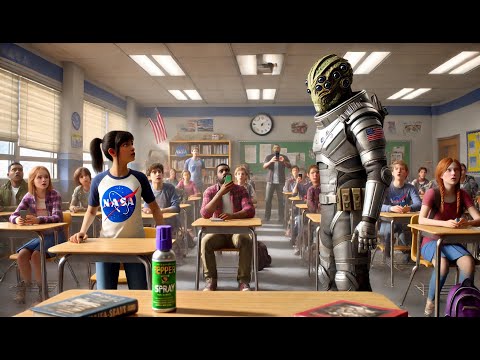 The Alien Army Attacked the Class — The Human Girl Ended It With Tactics They Never Saw| HFY  Sci-Fi