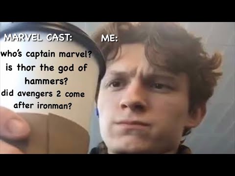 the marvel cast being completely clueless about marvel for 7 minutes straight