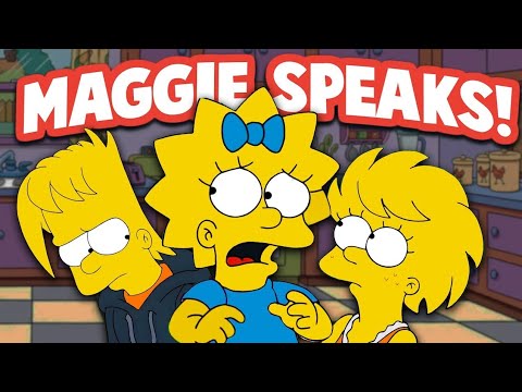 The Simpsons Get Older & Maggie FINALLY Speaks!?