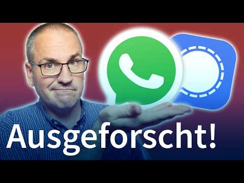 Was Whatsapp und Signal verraten, trotz Verschlüsselung