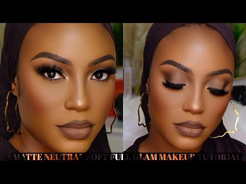 BASIC BABES E10: START TO FINISH SOFT GLAM  MATTE MONOCHROMATIC MAKEUP TUTORIAL #woc #brownskin
