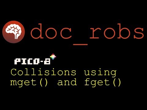 Pico-8 Collisions with background tiles using fget and mget