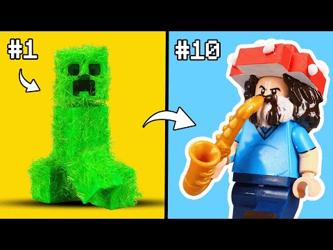 Minecraft Movie Characters in LEGO