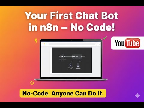 Your First AI Chatbot in n8n β Full Step-by-Step Guide NO CODE!