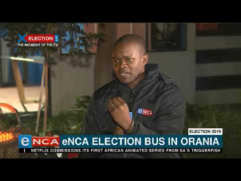 Xoli Mngambi in Orania  engaging with community leaders & business people