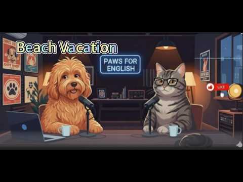 Paws for English/Beach Vacation