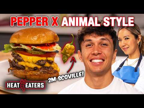 F1 Driver Alex Albon Eats the Spiciest Meal of His Life | Heat Eaters