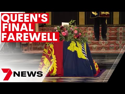 Historic moment Queen’s coffin is lowered into the Royal Vault | 7NEWS