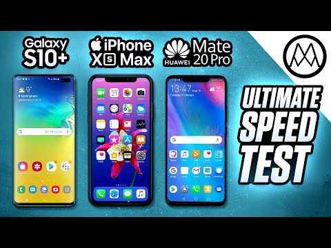 Samsung S10 Plus vs iPhone XS Max / Mate 20 Pro - Speed Test!