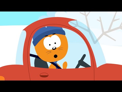 ЗИМА - Котёнок и волшебный гараж - Любимые мультики