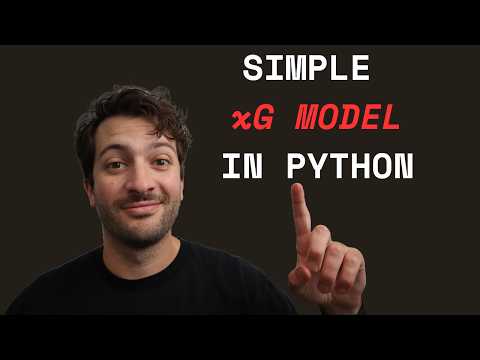 Build a Simple Expected Goals Model with Machine Learning and Python