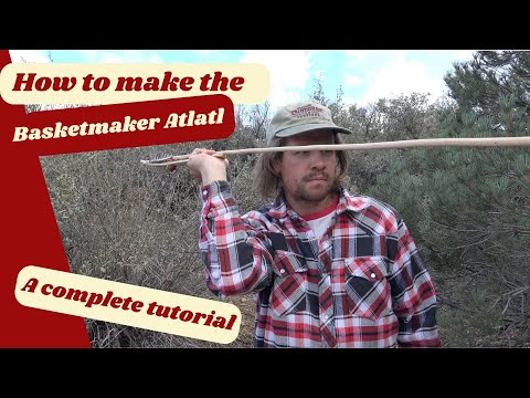 Making the Prehistoric Atlatl and Dart System! This is the oldest hunting tool on the planet!