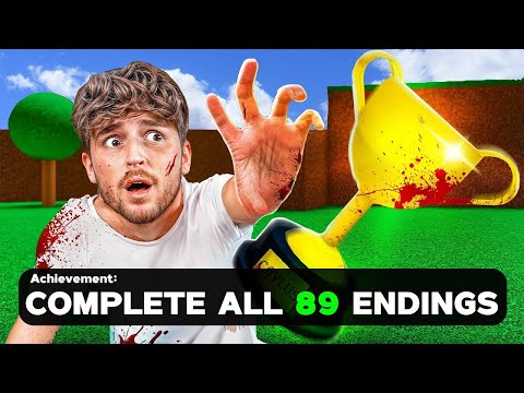 I Beat the EASIEST GAME on Roblox.. (ALL ENDINGS)